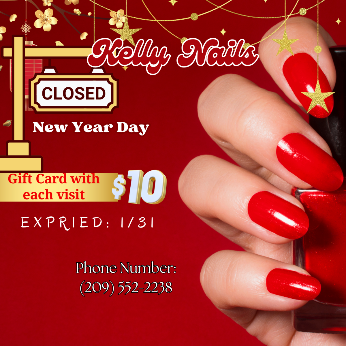 Kelly Nails Best Nail Salon in Modesto